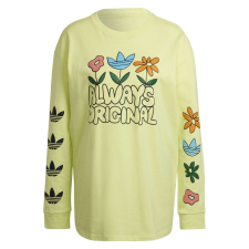 Adidas Blúz Adidas Graphic Ls HC5428 Női Sárga 34 női pulóver, kardigán