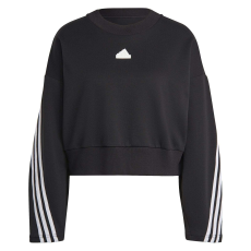Adidas Blúz W Fi 3s Crew IB8494 Nők Fekete M