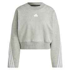 Adidas blúz W Fi 3s Crew IB8496 női szürke S női pulóver, kardigán