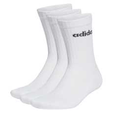 Adidas C Lin Crew 3p zokni HT3455 férfi fehér XS