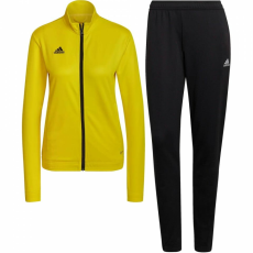 Adidas Entrada 22 Track női tréningruha, sárga/fekete, XS