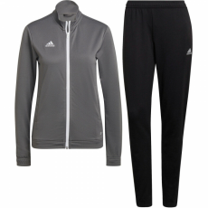 Adidas Entrada 22 Track női tréningruha, szürke/fekete, L