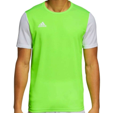 Adidas Estro 19 férfi póló, neonzöld/fehér, S