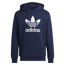 Adidas háromlevelű kapucnis pulóver HK5298 Férfi Tengerészkék S
