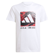 Adidas J Camo Logo Tee JD4642 Gyerek Fehér 152 gyerek póló