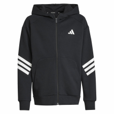 Adidas J Fi 3s Fz HD kapucnis pulóver JJ4801 gyerek fekete 128 gyerek ruha szett