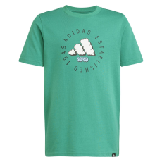 Adidas J Fun Tee JI6689 Gyerek Zöld Póló 140