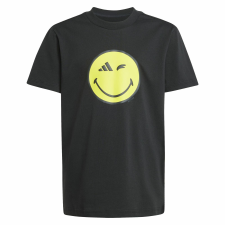 Adidas J Smi Tee JC7581 Gyerek Póló Fekete 164 gyerek póló