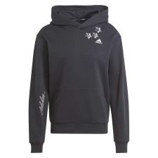 Adidas Kapucnis felső Adidas Bl Fl Hd Q3 Fl HY1287 Férfi Fekete XS férfi pulóver, kardigán