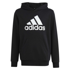 Adidas kapucnis pulóver U Bl kapucnis pulóver HR6380 Kapucnis pulóver gyerekeknek fekete 128 gyerek pulóver, kardigán