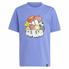 Adidas Lk Fun Tee JI6692 Gyerek Póló Kék 128