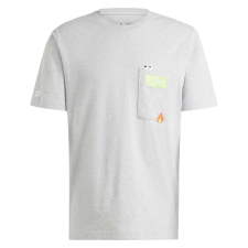 Adidas M Remoji Pkt T póló IW2696 férfi szürke L férfi póló