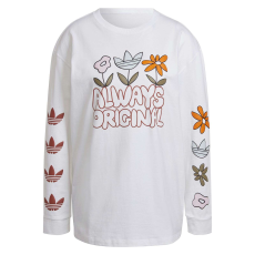 Adidas Melegítő felső Adidas grafikus Ls HF2013 női Fehér 34