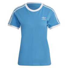 Adidas Poló Adidas 3 csíkos póló HL6690 női bleu 36 női póló