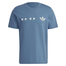 Adidas Póló Adidas Logo Ss T HK2767 Férfi Kék XL