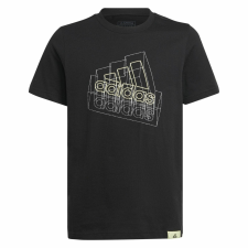 Adidas Póló Adidas Tech Table IW2476 Kids Black 152 gyerek póló