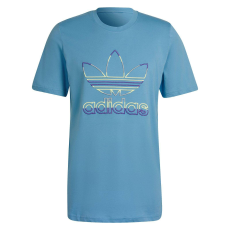 Adidas Poló Adidas Tref Ser Tee 3 HC7157 Férfi Kék S