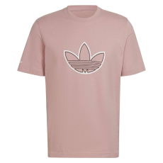 Adidas Poló Adidas vázlatos logó T HE4681 Férfi Rózsaszín S