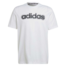 Adidas Poló Adidas Wo Lin Tee HN8534 Férfi Fehér S