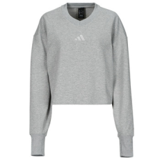 Adidas Pulóverek ALL SZN Ribbed V-Neck Sweatshirt Szürke EU L
