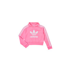 Adidas Pulóverek CROPPED HOODIE Rózsaszín 14 / 15 éves