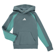 Adidas Pulóverek Seasonal Essentials Colorblock Fleece Hoodie Kids Zöld 9 / 10 éves