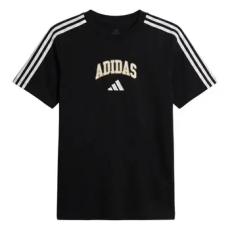 Adidas Rövid ujjú pólók COLLEGIATE GRAPHIC T-SHIRT JUNIOR Fekete 7 / 8 éves