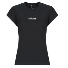 Adidas Rövid ujjú pólók Essentials Linear Cotton T-Shirt Fekete EU L női póló
