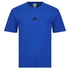 Adidas Rövid ujjú pólók Essentials Small Logo Single Jersey T-Shirt Kék EU S