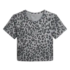 Adidas Rövid ujjú pólók SEASONAL ANIMAL PRINT SPORT T-SHIRT Szürke 11 / 12 éves