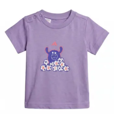 Adidas Rövid ujjú pólók TIRO_NSTERS GRAPHIC T-SHIRT INFANT Lila 18 / 24 hónapos