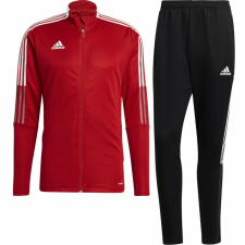 Adidas Tiro 21 tornaruha gyerekeknek, piros/fekete, 128 férfi edzőruha