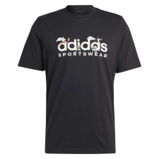 Adidas Tricou Adidas M Tájkép Spw IS2863 A Negru M férfi póló