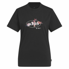 Adidas W Elem Flrl Tee JP0115 Női Póló Fekete M női póló