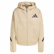 Adidas W Z.n.e. Fz JD9594 női kapucnis pulóver bézs XS női pulóver, kardigán