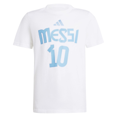 Adidas Y Messi N&n G T JJ1416 póló gyerekeknek fehér 152