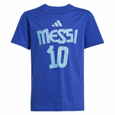 Adidas Y Messi N&amp;n G T JJ1417 póló gyerek kék 176 gyerek póló
