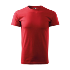 ADLER 129 Basic Férfi Póló Piros - 5XL férfi póló