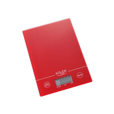 ADLER AD 3138 Vörös Pultonálló Téglalap alakú Elektronikus konyhai mérleg konyhai mérleg