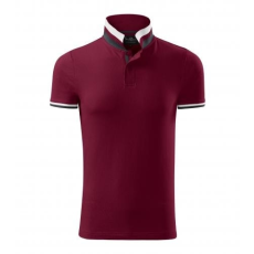 ADLER Férfi galléros póló Collar Up - Ezüstszürke - XL