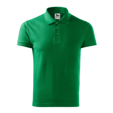 ADLER Férfi galléros póló Cotton - Középzöld - XL