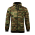 ADLER Férfi pulóver Camo Zipper - Terepszínű barna - XL