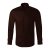 Adler (MALFINI) Férfi hosszú ujjú ing Dynamic - Kávébarna | M