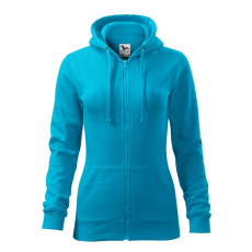 ADLER Női felső Trendy Zipper - Türkiz - XS