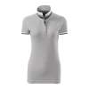 ADLER Női galléros póló Collar Up - Ezüstszürke - S