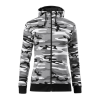 ADLER Női pulóver Camo Zipper - Terepszínű szürke - S