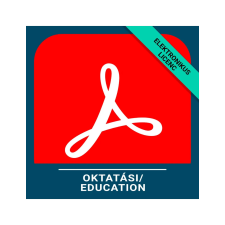 Adobe Acrobat Pro for teams - Oktatási, Többnyelvű, Új előfizetés, 12 hónap multimédiás program