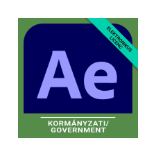 Adobe After Effects for teams - Kormányzati, Többnyelvű, Új előfizetés, 12 hónap multimédiás program