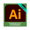 Adobe Illustrator - Pro for teams - Kormányzati, Többnyelvű, Új előfizetés, 12 hónap