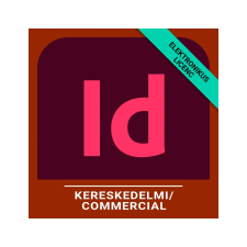 Adobe InDesign for teams - Üzleti, Többnyelvű, Új előfizetés, 12 hónap multimédiás program